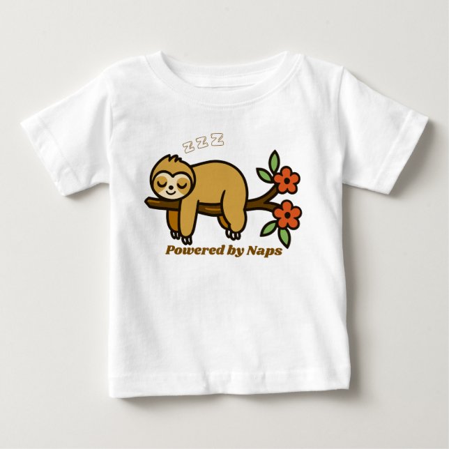 T-SHIRT POUR BÉBÉ ALIMENTÉ PAR NAPS (Devant)