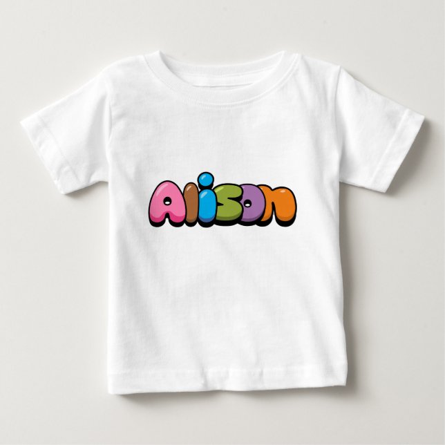 T-shirt Pour Bébé Alison (Devant)
