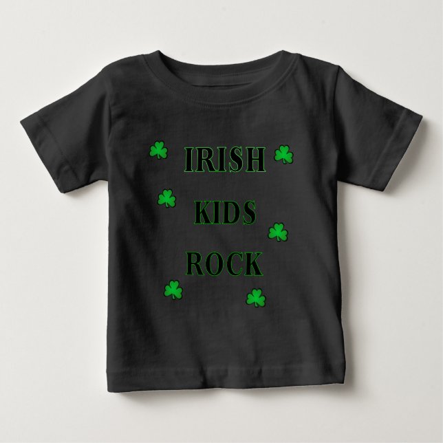 T-shirt Pour Bébé All Irish Kids Rock (Devant)