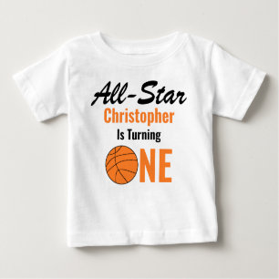 T-shirt Pour Bébé All Star Basketball 1er anniversaire