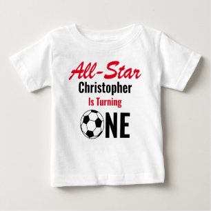 T-shirt Pour Bébé All Star Soccer 1er anniversaire