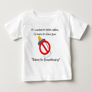 T-shirt Pour Bébé Allaiter (le caoutchouc d'échantillon)