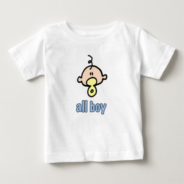 T-shirt Pour Bébé allboy (Devant)