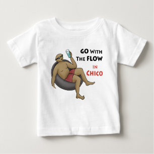 T-shirt Pour Bébé Aller avec le flux à Chico