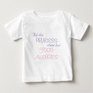 T-shirt Pour Bébé Allergies alimentaires princières