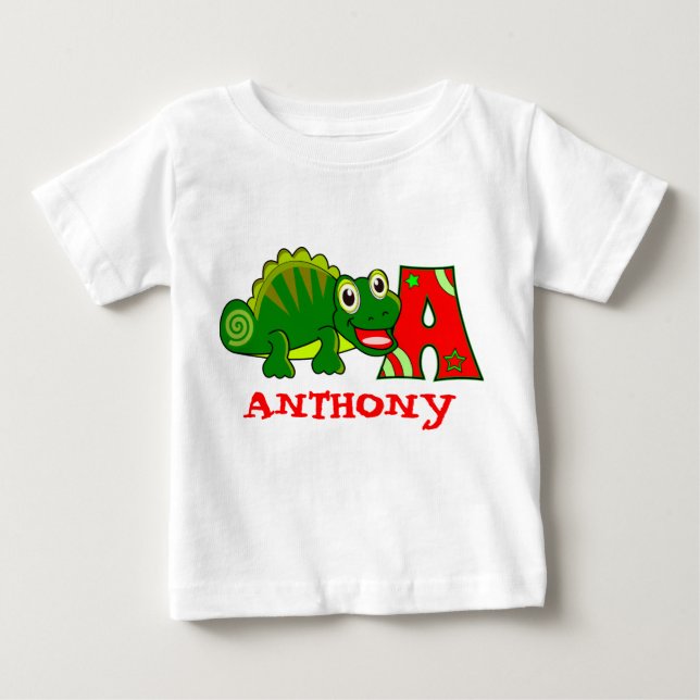 T-shirt Pour Bébé Alligator (Devant)