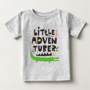 T-shirt Pour Bébé Alligator petit aventurier