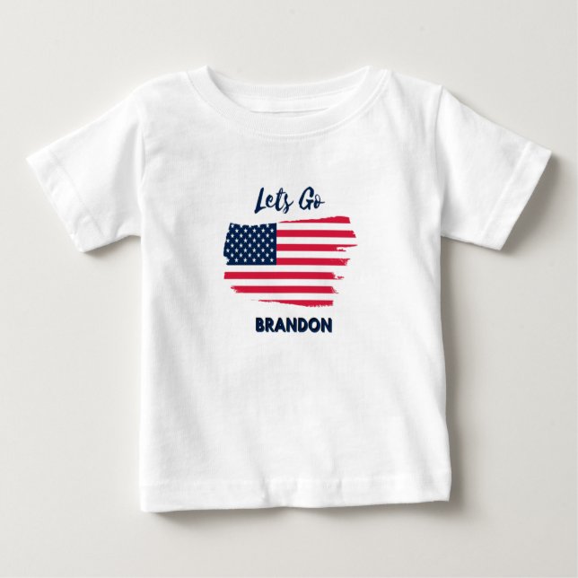T-shirt Pour Bébé allons brandon fjb (Devant)