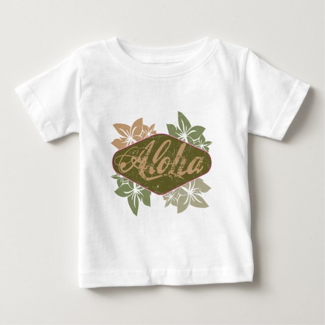 T-shirt Pour Bébé Aloha (Devant)