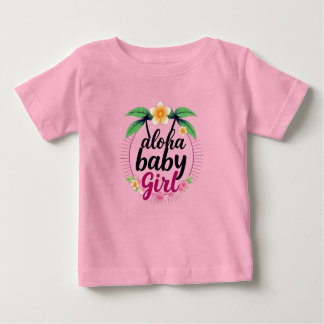 T-shirt Pour Bébé Aloha Baby Girl New Parents