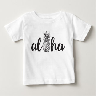 T-shirt Pour Bébé aloha chemise tropicale d'enfant d'île d'ananas