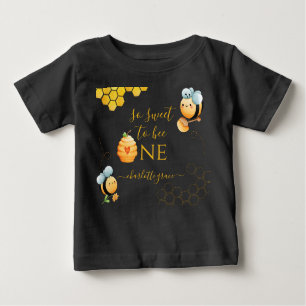 T-shirt Pour Bébé Alors Doux D'Être Une Abeille Anniversaire