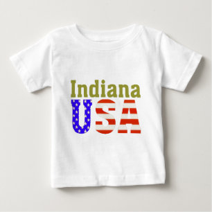 T-shirt Pour Bébé Alpha de l'Indiana Etats-Unis Aashen