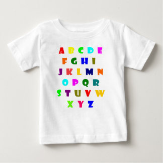 T-shirt Pour Bébé alphabet