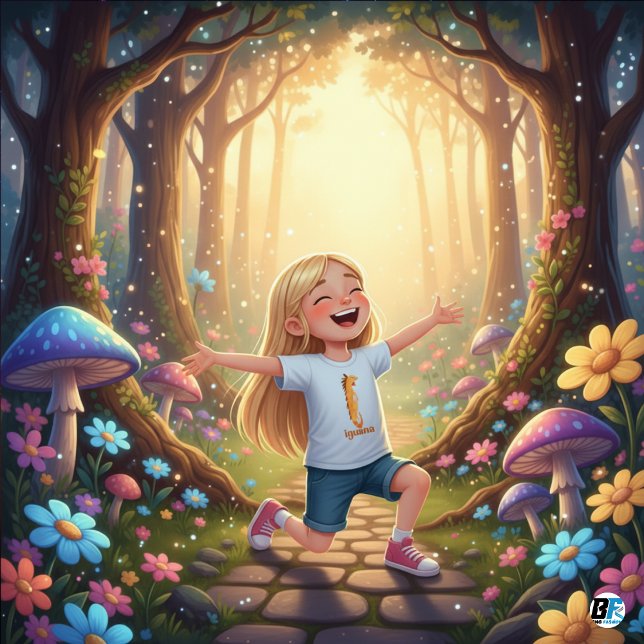 T-shirt Pour Bébé Alphabet animal I pour Iguana (Créateur téléchargé)