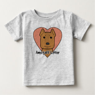 T-shirt Pour Bébé Amant d'Amstaff