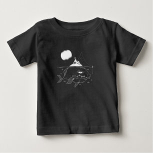 T-shirt Pour Bébé Amateur de gros poissons - Attrapez le gros monstr