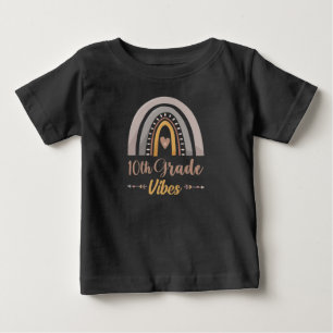 T-shirt Pour Bébé Ambiance de 10e année Rentree scolaire en 10e anné
