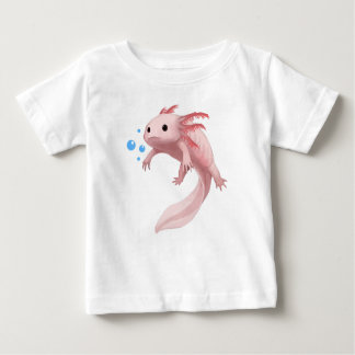 T-shirt Pour Bébé Ambystoma Mexicanum mignon Ados Axolotl Enfant