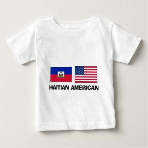 T-shirt Pour Bébé Américain haïtien