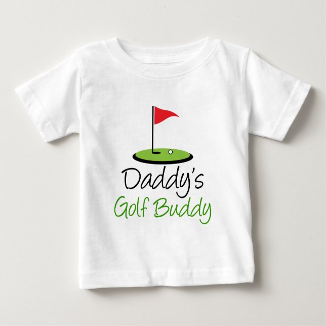 T-shirt Pour Bébé Ami du golf du papa (Devant)