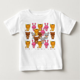 T-shirt Pour Bébé Amis adorables animaux