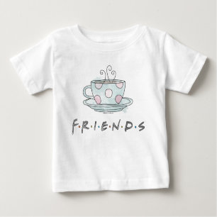 T-shirt Pour Bébé AMIS™ Aquarelle de café