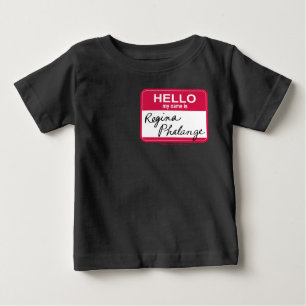 T-shirt Pour Bébé AMIS™   Bonjour Mon nom est Regina Phalange
