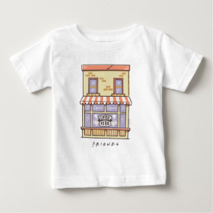 T-shirt Pour Bébé AMIS™   Central Perk Cartoon Coffee Shop