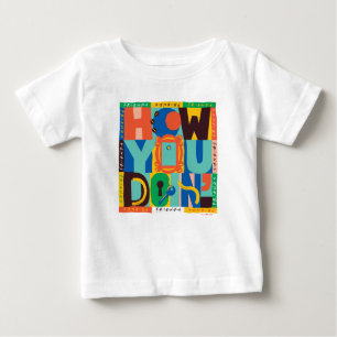 T-shirt Pour Bébé AMIS™   Comment faire' - Graphisme dynamique