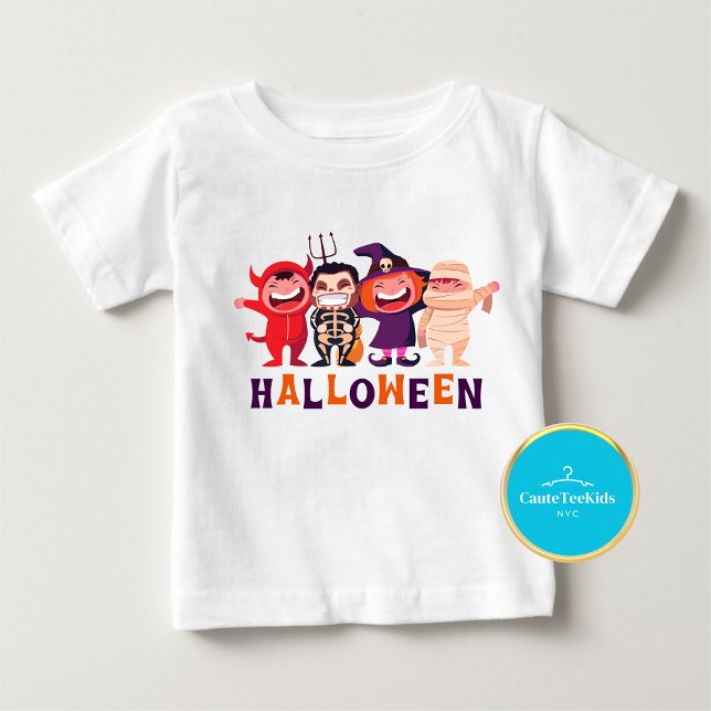 T-shirt Pour Bébé Amis d'Halloween (Créateur téléchargé)