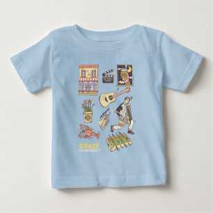 T-shirt Pour Bébé AMIS™   Icônes de dessin graphique 4