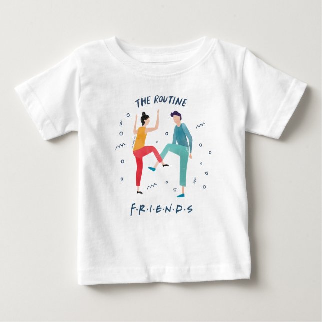 T-shirt Pour Bébé AMIS™ | La Routine (Devant)