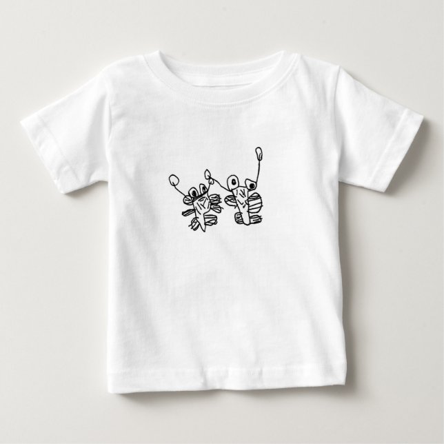 T-shirt Pour Bébé Amis monster (Devant)