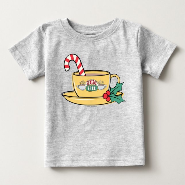 T-shirt Pour Bébé AMIS™ | Musique de vacances Perk Central (Devant)
