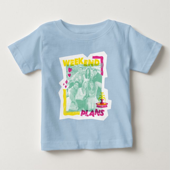 T-shirt Pour Bébé AMIS™ | Plans de fin de semaine (Devant)