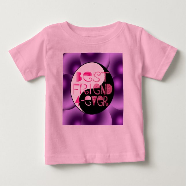 T-shirt Pour Bébé Amis pour toujours (Devant)
