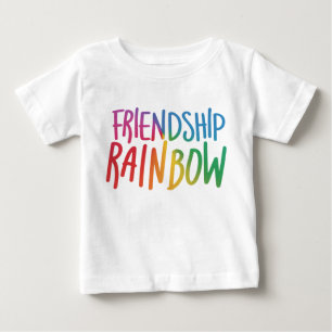 T-shirt Pour Bébé Amitié arc-en-ciel