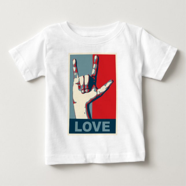 T-shirt Pour Bébé Amour (Devant)