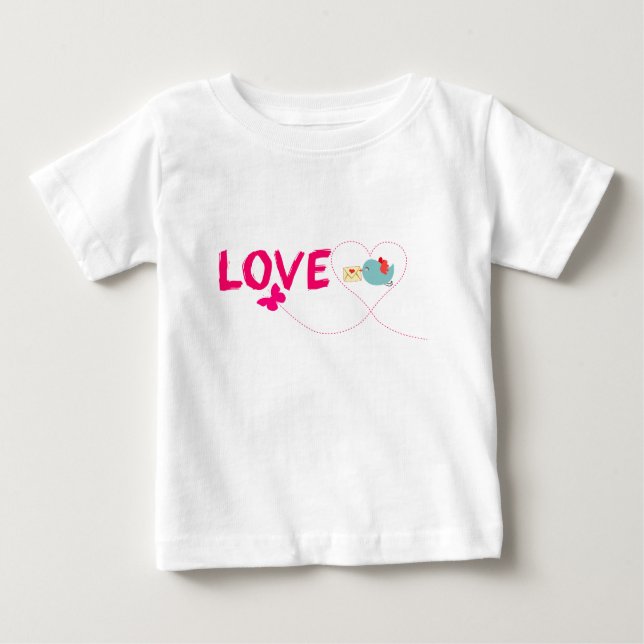 T-SHIRT POUR BÉBÉ AMOUR (Devant)