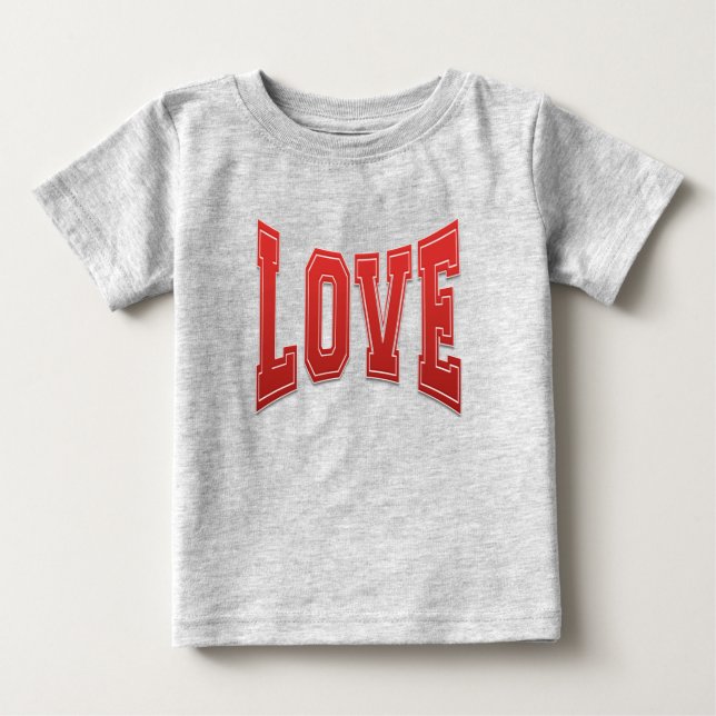 T-shirt Pour Bébé Amour (Devant)