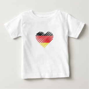 T-shirt Pour Bébé Amour Allemagne Fierté