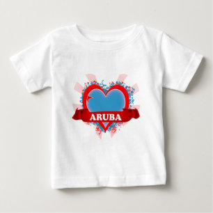 T-shirt Pour Bébé Amour Aruba du cru I