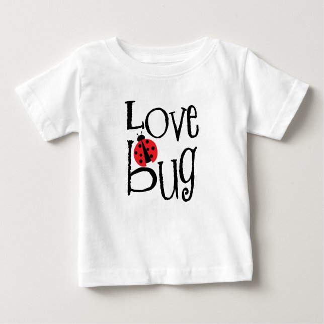 T-shirt Pour Bébé Amour Bug (Devant)