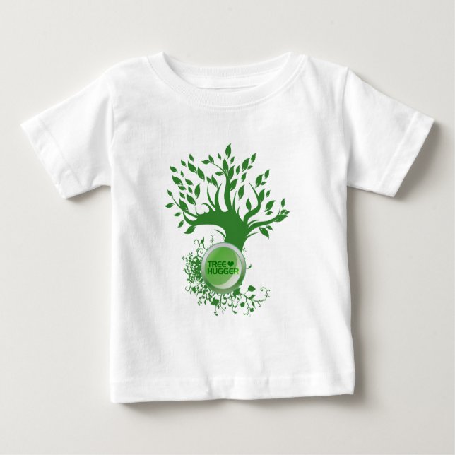 T-shirt Pour Bébé Amour de Hugger d'arbre (Devant)