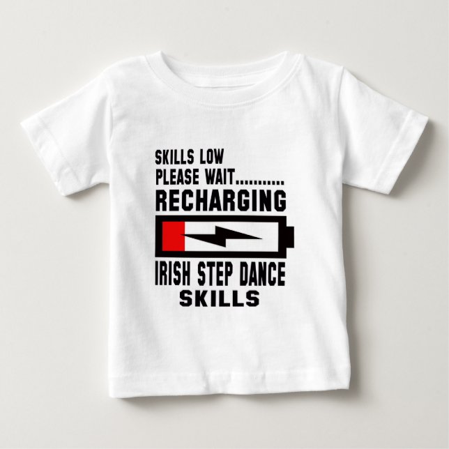 T-shirt Pour Bébé Amour de paix et danse irlandaise d'étape (Devant)