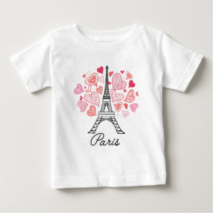 T-shirt Pour Bébé Amour de Paris, France