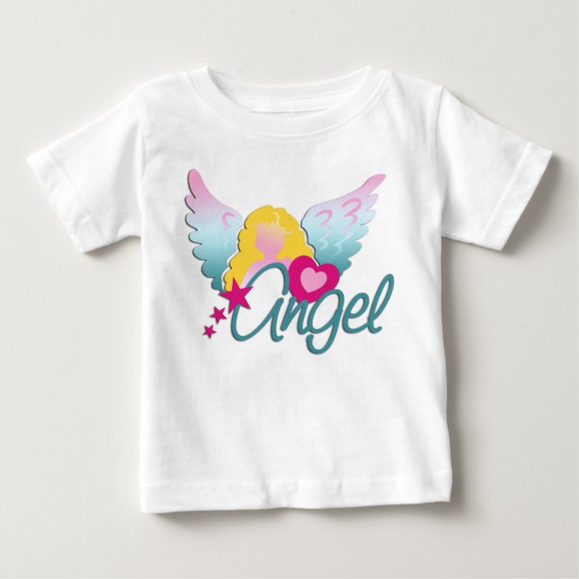 T-shirt Pour Bébé Amour des Anges (Devant)