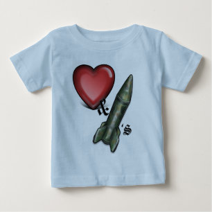 T-shirt Pour Bébé Amour et Rocket