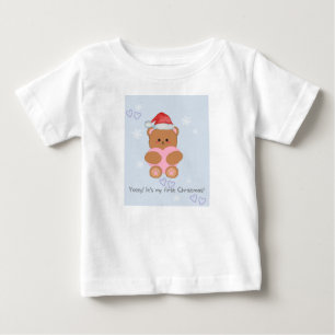 T-shirt Pour Bébé Amour ours en peluche de Noël